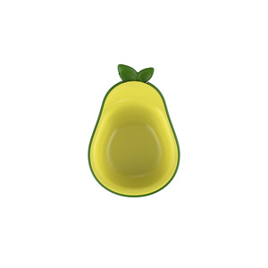 Gamelle multifonctionnelle pour animaux de compagnie Dini Avocado en plastique avec cuillère et bouteille d'eau intégrées - Product Image 2