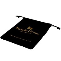 Yilucai Recyclable Velours Emballage Pochette Sac Fantaisie Imprimé Multicolore pour Gemmes Colliers Montres Lunettes Estampage Caractéristique