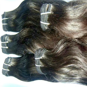 Extensiones de Cabello Indio Remy Virgen Sin Procesar, 100% Natural, Ondulado, Sin Caída ni Enredos, Doble Trama a Máquina, 100g - Product Image 1