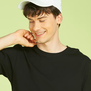 T-shirt col rond 100% coton 240 GSM manches courtes été taille standard unisexe logo personnalisé tee-shirt homme - Product Image 5