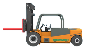 Venta de fábrica italiana Carretilla elevadora eléctrica 4Wd Made in Italy 24 toneladas Capacidad de carga Transporte pesado Horquilla Longitud 1200Mm Batería grande - Product Image 4