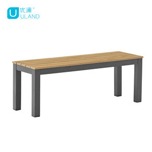 Uland – ensemble de canapés de jardin, Patio, meubles d'extérieur, cadre en aluminium, meubles en bois avec Table, canapé de salle à manger - Product Image 3