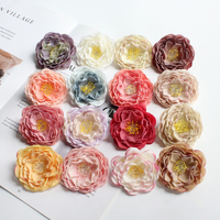 Bunga Sutra Berkualitas Tinggi 6cm, Kepala Bunga Kecil Buatan Tangan, Simulasi Tinggi, DIY Buket Pernikahan Corsage