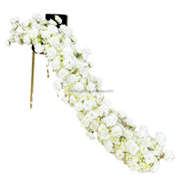 Chemin de table floral artificiel de 2 m pour arche de mariage et décoration de mariage