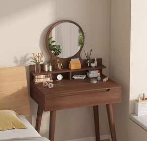 <span class=keywords><strong>Tocador</strong></span> de Madera Ecológico de Diseño Moderno para Mujer, Mesa de Maquillaje, Mesa de Noche, <span class=keywords><strong>Espejo</strong></span> Inteligente, Muebles para Dormitorio de Hotel - Product Image 6