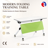 Table de collaboration de bureau moderne avec bande de services centralisée, pieds inclinés et design pratique pour les réunions