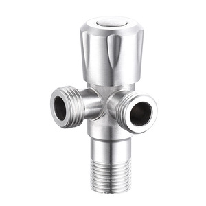 Lắp Đặt Vệ Sinh Kiểm Soát Lưu Lượng Nước 2 Chiều Mở Nhanh Treo Tường Đơn Lạnh Nhà Vệ Sinh Bền 304 Van Góc Bằng Thép Không Gỉ - Product Image 6