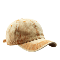 Cappellino da Baseball in Cotone Lavato Vintage a 6 Pannelli, Colore Unico, Logo Personalizzato, Ricamo 3D, Stile Retrò