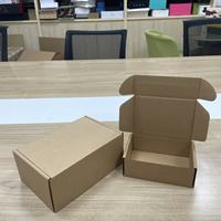 Emballage écologique en papier kraft, emballage pour vêtements, boîte en papier pour t-shirt, boîte en papier pour sous-vêtements, boîte en papier pliable