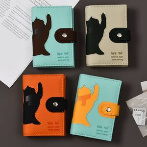 Carnet à reliure à pression A7 A6 A5 en cuir souple pour le travail et les études, bloc-notes, portefeuille cadeau économique - Product Image 3