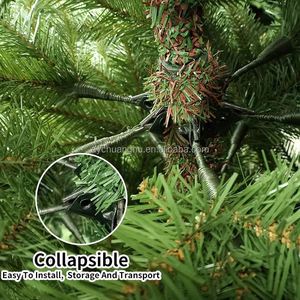 Wholesale Indoor Pre Lit Christmas <b>Tree</b> Best Price 1.2m/1.5m/1.8m PVC PET <b>Tree</b> Ornament for Home Decor - Product Image 2