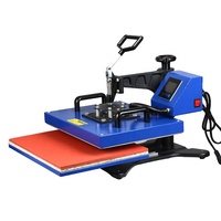 Mesin Press Panas Datar 33Cm * 45Cm, Mesin Cetak Kaus Transfer Panas Sertifikat CE A3