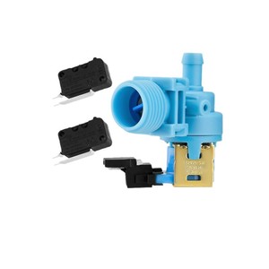 Valve d'entrée d'eau électrique en plastique pour lave-vaisselle Whirlpool W10327249 W10195039, pièce de rechange - Product Image 1