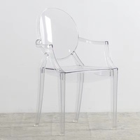Chaises fantômes transparentes en acrylique rose modernes en gros pour les fêtes d'enfants
