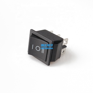Mini Interruptor Basculante Negro <span class=keywords><strong>de</strong></span> Encendido-Apagado-Encendido, 3/6 Pines, CA 6A/250V 10A/125V, Uso Industrial con Certificación CQC - Product Image 3
