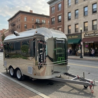 Nouveau modèle 2026 : Camionnette de vente ambulante pour café, chariot de restauration, bus de burgers, frites et glaces, remorque alimentaire mobile avec cuisine complète