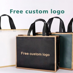 Gran oferta portátil reutilizable Eco supermercado bolsa de comestibles bolsas de compras no tejidas logotipo personalizado tela compras bolsa no tejida - Product Image 3