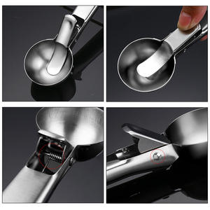 Cuillère à Dessert en acier inoxydable pour crème glacée, outils <span class=keywords><strong>de</strong></span> cuisine - Product Image 3