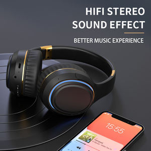 หูฟังบลูทูธไร้สายพร้อมไมโครโฟนชุดหูฟัง Hi-Fi เบสลึกสำหรับเล่นเกมตัดเสียงรบกวน - Product Image 2