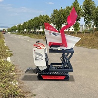 TOSH 500Kg Selbstladender Hydraulischer Raupenkipper Mini-Dumper Betonwagen Buggy
