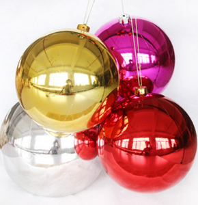 Boules <span class=keywords><strong>de</strong></span> <span class=keywords><strong>Noël</strong></span> brillantes personnalisées <span class=keywords><strong>de</strong></span> 20 cm, boules <span class=keywords><strong>de</strong></span> <span class=keywords><strong>Noël</strong></span> géantes en plastique, décorations suspendues pour arbre <span class=keywords><strong>de</strong></span> <span class=keywords><strong>Noël</strong></span> - Product Image 3