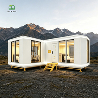 Fabricants de maisons modulaires préfabriquées à double couche, maison capsule modulaire pour école, hôpital, hôtel