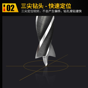 Spiral Wood <b>Drill</b> <b>Bit</b> Carbon Steel Bright Finish Round Shank For Masonry Drilling - Product Image 2