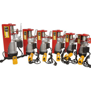 CE katrol listrik <span class=keywords><strong>Mini</strong></span> 300kg/500kg/1ton, Derek angkat portabel tunggal 110V/220V Remote kontrol tali kawat gudang baru - Product Image 4