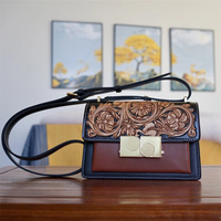 Sac à bandoulière en cuir vintage 2025 personnalisable avec logo, sac à main de créateur pour femme, pochette assortie, chaînes et sequins, mode de luxe