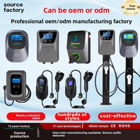 Cargador Inteligente para Vehículos Eléctricos 7kw 11kw 22kw Tipo 2 32a 220v 400v Monofásico Doméstico Comercial Wifi App Ocpp Ce Tuv Ukca Rohs Iec 61851 En