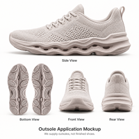 Semelle en EVA moulée par injection monobloc pour baskets de tous les jours pour adultes avec dureté composite réglable