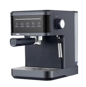 Cafetera Espresso de Plástico para Uso Doméstico, Compacta, Semiautomática, con Espumador de Leche de 20 Bares, Calentador de Agua de 1.8L, 20 Bares de Presión - Product Image 1