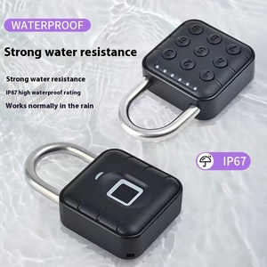 Thông minh vân tay Mã khóa thép không gỉ Kẽm hợp kim chống trộm IP67 chống thấm ngoài trời tủ chống gỉ cửa - Product Image 2