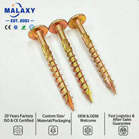 Tornillos para Madera Malaxy 410 de Acero Inoxidable con Cabeza de Arco, Tornillos Autorroscantes para Terraza, Tornillos Estructurales Anticorrosión
