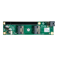 Carte Riser Externe 2U PCIe 4.0 X16 pour Extension GPU, NIC, HBA, SSD – Accessoires de Châssis Serveur en Stock