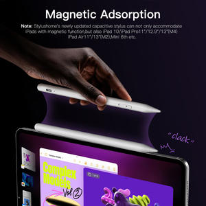 कस्टम लोगो स्वीकार्य दोहरे सिस्टम स्टाइलस पेन 2018-2025 के लिए हथेली अस्वीकृति टिल्ट यूनिवर्सल स्टाइलस पेन - Product Image 4