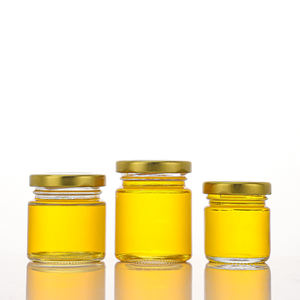 Vente en gros <span class=keywords><strong>pas</strong></span> <span class=keywords><strong>cher</strong></span> mini <span class=keywords><strong>pot</strong></span> <span class=keywords><strong>de</strong></span> miel <span class=keywords><strong>de</strong></span> forme ronde 25ml 35ml 55ml 75ml <span class=keywords><strong>petit</strong></span> <span class=keywords><strong>pot</strong></span> en verre avec couvercle en métal et louche en bois - Product Image 5