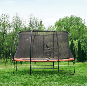 Funjump 8X14FT Trampolines al aire libre para saltar para niños Adultos <span class=keywords><strong>Cama</strong></span> <span class=keywords><strong>de</strong></span> <span class=keywords><strong>salto</strong></span> Grand con Net Rebounder Trampolín para niños - Product Image 2