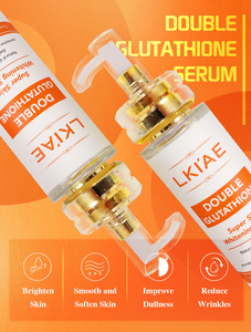 Suero Blanqueador Doble con Glutatión OEM, Retinol, Vitamina C, Ácido Hialurónico, <span class=keywords><strong>Corrector</strong></span> de Manchas Oscuras, Suero Facial Antienvejecimiento para Melasma - Product Image 5