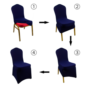 Easy-to Install Elastic <strong>Chair</strong> Stretch Spandex <strong>Chair</strong> <strong>Covers</strong> with Premium Strech Fabric <strong>for</strong> <strong>Wedding</strong> - Product Image 3