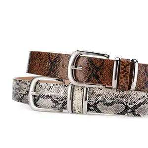 YIWU Belt Factory Hot selling Stylish Classic Fashion Trend Women's Belt Custom New Design Stacy Adams Animal print Dress Belt