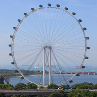 Fabricant de Grande Roue Géante Personnalisée de 120 Mètres pour Parcs d'Attractions et Luna Parks