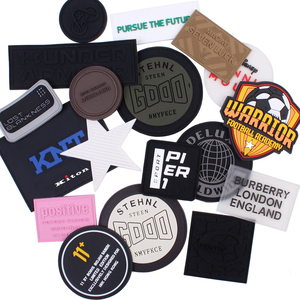 実用的なアイロン接着刺繍パッチ、PVCシリコン素材、ファッショナブルなカスタム3Dロゴ、帽子の装飾、環境に優しい機能 - Product Image 1