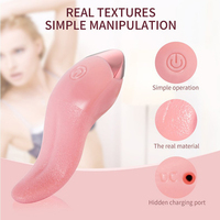 Klitoris G-Punkt Brustwarzen Massage gerät Vaginal Anal Brust Sex Zunge lecken Vibrator Spielzeug für weibliche Masturbation