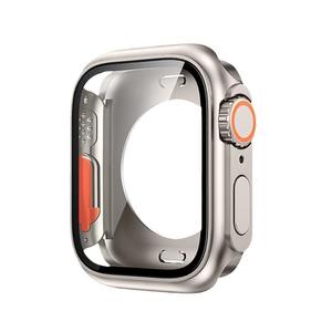 Coque de <span class=keywords><strong>protection</strong></span> intégrale en PC avec verre trempé pour <span class=keywords><strong>Apple</strong></span> <span class=keywords><strong>Watch</strong></span> 7 <span class=keywords><strong>8</strong></span> 9 Ultra 10 9 44mm <span class=keywords><strong>45mm</strong></span> 42mm 46mm - Product Image 2