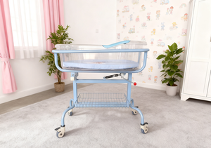 Lit d'hôpital pour nouveau-né, chariot <span class=keywords><strong>de</strong></span> transfert pour bébé, poussette mobile pour <span class=keywords><strong>enfant</strong></span>, chariot <span class=keywords><strong>de</strong></span> transfert pour nourrisson avec roues pour hôpital - Product Image 6