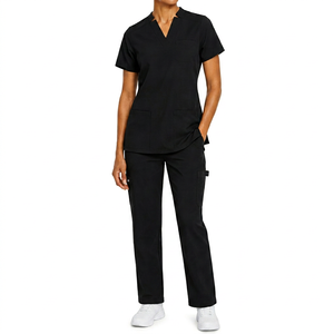 Tenue Médicale Unisexe Tissée Extensible et Douce avec Détection d'Aiguilles pour Hôpitaux, Infirmiers et Professionnels de Santé - Product Image 1