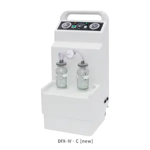 KELING DFX-23IV.C new Medical Portable Electric Pump Phlegm Machine Aspirator Unit vacuum dental suction with double Bottle
