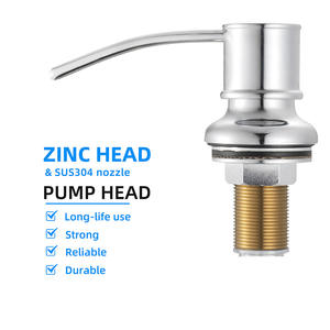 Cucina in acciaio inox distributore di sapone <span class=keywords><strong>per</strong></span> le mani pressato zinco lavello <span class=keywords><strong>detersivo</strong></span> <span class=keywords><strong>per</strong></span> <span class=keywords><strong>piatti</strong></span> PP bottiglia <span class=keywords><strong>per</strong></span> alberghi - Product Image 2