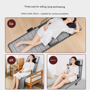 <span class=keywords><strong>Matelas</strong></span> <span class=keywords><strong>de</strong></span> massage chauffant électrique VCT-FE8306 avec fonction Shiatsu et thérapie thermique pour soulager les douleurs au cou, au <span class=keywords><strong>dos</strong></span>, aux lombaires et aux jambes - Product Image 3